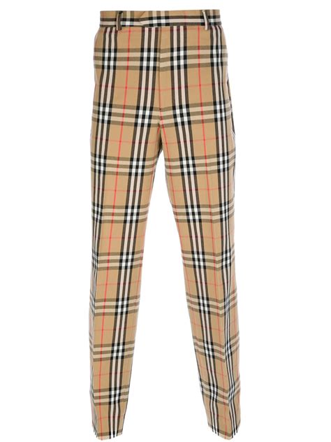 mens fit with burberry check pants|burberry men's clothes clearance gilt.